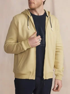 Sweat zippé Manches Longues Beige JULINZIP