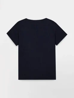 Tee Maille Femme Marine ISANATEE