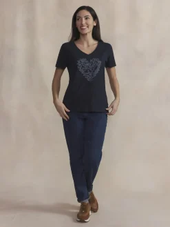 Tee Maille Femme Marine ISANATEE