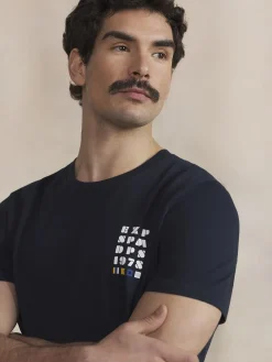 Tee Maille Homme Marine LUKENTEE