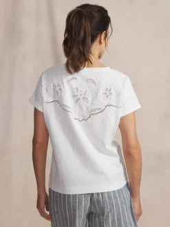 Tee-shirt en maille femme arctique MAHIATEE