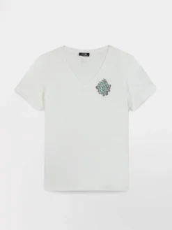 Tee-shirt en maille femme arctique NAMIATEE