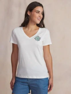 Tee-shirt en maille femme arctique NAMIATEE