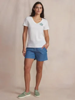 Tee-shirt en maille femme arctique NAMIATEE