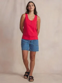 Tee-shirt en maille femme hibiscus ROMMYDEB