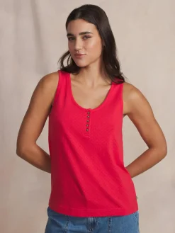 Tee-shirt en maille femme hibiscus ROMMYDEB