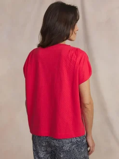 Tee-shirt en maille femme hibiscus ROMMYTEE