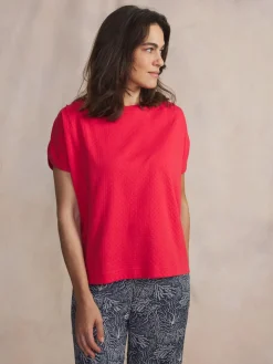 Tee-shirt en maille femme hibiscus ROMMYTEE