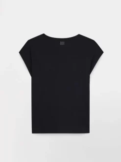 Tee-shirt en maille femme navy MYTSYSAN