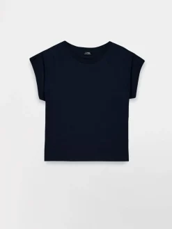Tee-shirt en maille femme navy ROMMYTEE
