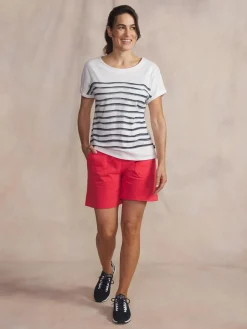 Tee-shirt en maille femme navy OXANATEE