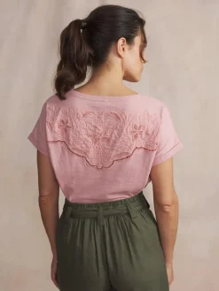 Tee-shirt en maille femme orchidee MAHIATEE