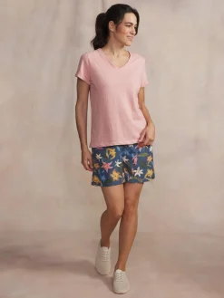 Tee-shirt en maille femme orchidee ADINATEE