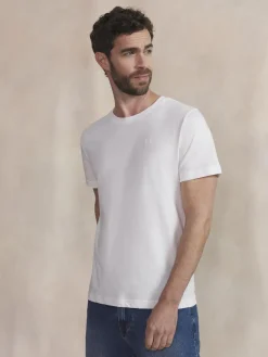 Tee-shirt en maille homme blanc PIERETEE