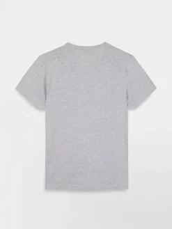 Tee-shirt en maille homme gris chine KERANTEE
