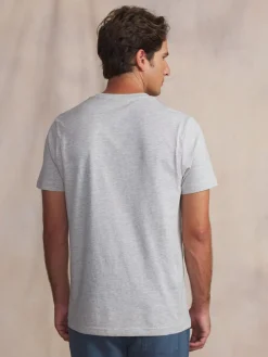 Tee-shirt en maille homme gris chine KERANTEE
