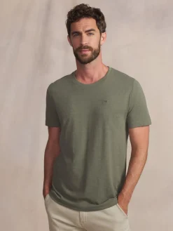 Tee-shirt en maille homme kaki PIERETEE
