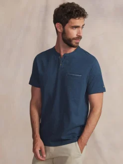 Tee-shirt en maille homme navy BLAKETEE