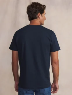 Tee-shirt en maille homme navy KERANTEE