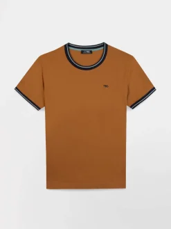 Tee-shirt en maille homme teck DARELTEE