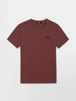 Tee Shirt Homme Manches Courtes Rouge PIERETEE
