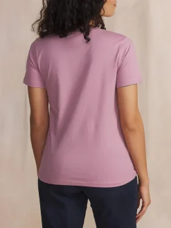 Tee Shirt Pivoine Manches Courtes Rouge MELBATEE