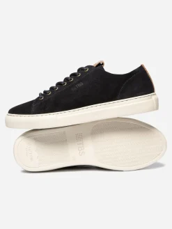 Tennis en cuir homme navy ALBERIC