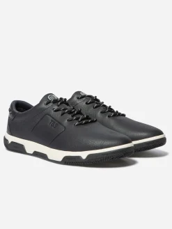 Tennis en cuir homme navy GEDEONE