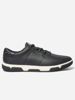 Tennis en cuir homme navy GEDEONE