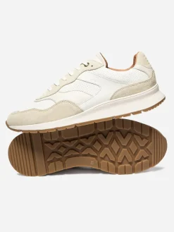 Tennis en cuir homme off-white STEFANO