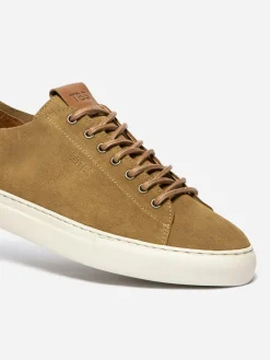 Tennis en cuir homme tabac ALBERIC