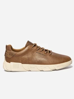 Tennis en cuir homme tabac JAZAIRY