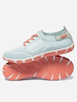Tennis en toile femme air et peche JANESSA