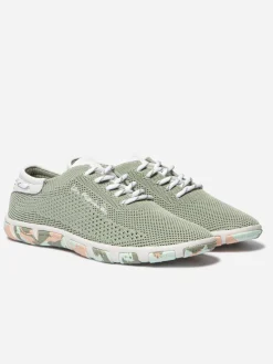 Tennis en toile femme argile goyave camo JAZARIA