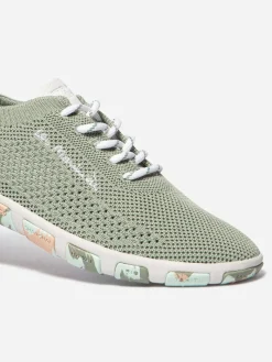 Tennis en toile femme argile goyave camo JAZARIA