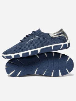 Tennis en toile femme chine regate et silver JAZARIA