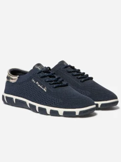 Tennis en toile femme navy et gold JAZARIA