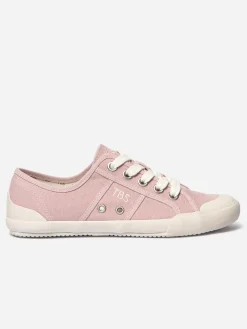 Tennis en toile femme rosee OPIACE