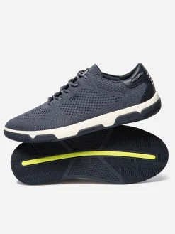 Tennis en toile homme chine bleu GUEKNIT