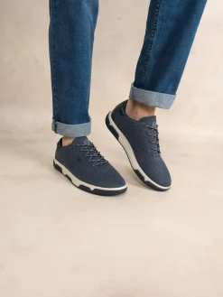 Tennis en toile homme chine bleu GUEKNIT