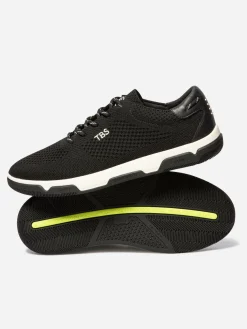 Tennis en toile homme noir GUEKNIT
