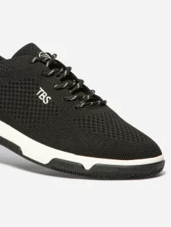 Tennis en toile homme noir GUEKNIT