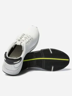 Tennis Femme Confort Cuir Blanc