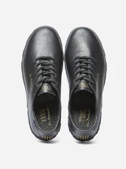 Tennis Femme Confort Cuir Marine