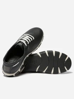 Tennis Femme Confort Cuir Marine