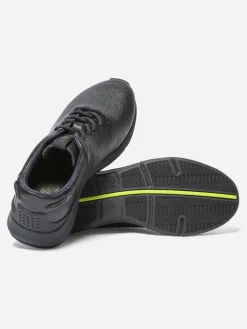 Tennis Femme Confort Cuir Marine