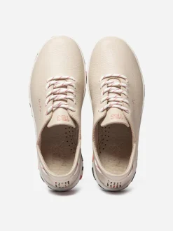 Tennis Femme Confort Cuir Rose Semelle Multico