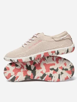 Tennis Femme Confort Textile Recyclé Rose Clair