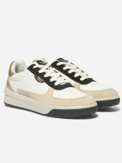 Tennis Femme Cuir Blanc CORALIE
