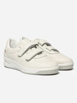 Tennis Femme Cuir Fabrication française Blanc BIBLIO